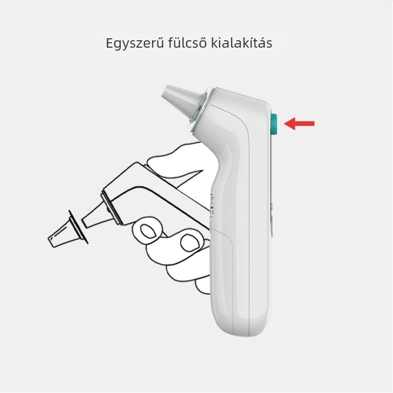 IR109 infravörös homlokhőmérő, kézi, Bluetooth-kompatibilis, 2 x AAA elem, 3000+ használat, alkalmas felnőtteknek, időseknek és gyerekeknek