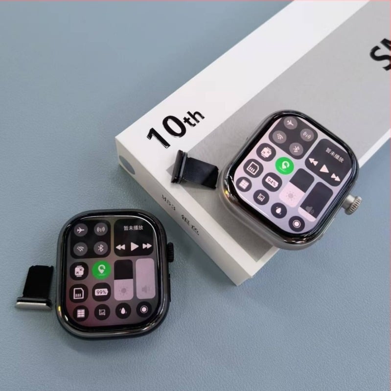 Lisadon okosóra SIM-kártya slottal, AMOLED kijelző, Bluetooth hívás, NFC funkció, négyzet alakú számlap