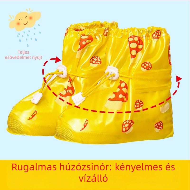 Gyerek esővédő cipőfedők, vízálló és szennyeződésmentes, divatos karikatúra stílus, 200 pár csomagban, Rain dream Xin Márka