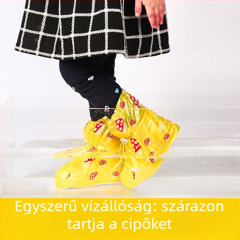 Gyerek esővédő cipőfedők, vízálló és szennyeződésmentes, divatos karikatúra stílus, 200 pár csomagban, Rain dream Xin Márka