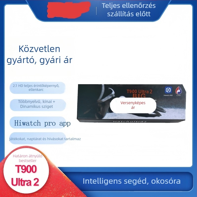 S10 Ultra okosóra Bluetooth hívásokkal, pulzusmérés, véroxigén-szint mérés, alvásfigyelés, Android-kompatibilis
