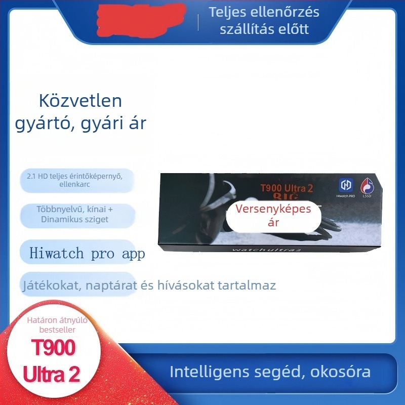 S10 Ultra okosóra Bluetooth hívásokkal, pulzusmérés, véroxigén-szint mérés, alvásfigyelés, Android-kompatibilis