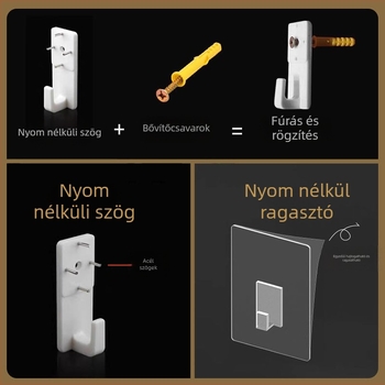 Projektor falra szerelhető tartó éjjeliszekrénnyel, fúrás nélkül, hálószobába