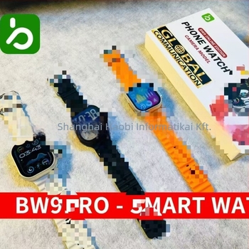 BW9 PRO Okosóra Kamerával, Vízálló, NFC, Bluetooth Hívások, Szívritmus Figyelés