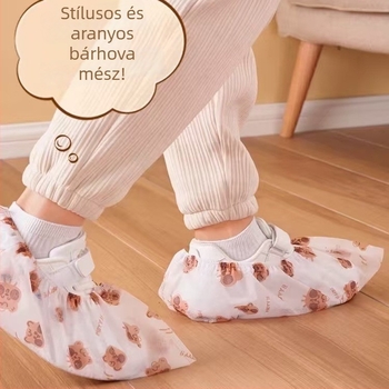 Egyszer használatos cipővédők nemszövött anyagból – Porvédő, Vízálló, Biodegradálható, Univerzális használat