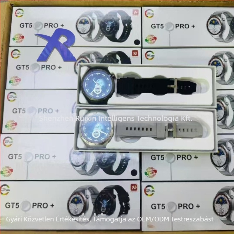 GT5 Pro+ Okosóra — pulzusmérés, vérnyomásmérés, Bluetooth hívások, alvásfigyelés, vér oxigén szintjének mérése