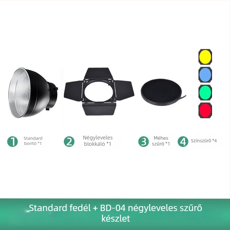 Godox BD04 stúdió villanófény, alumínium ötvözet, maximális teher 6–10 kg