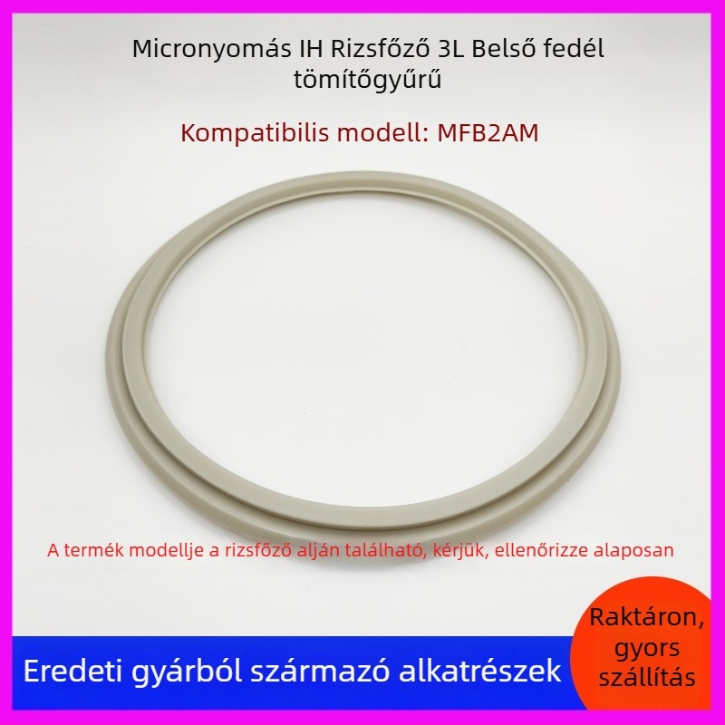 Szilikon belsőfedél-tömítés IH rizsfőzőhöz MFB2AM, kompatibilis a Mi Home Universal modellekkel