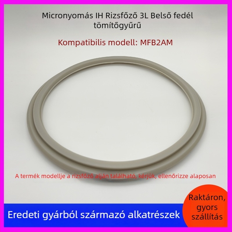Szilikon belsőfedél-tömítés IH rizsfőzőhöz MFB2AM, kompatibilis a Mi Home Universal modellekkel