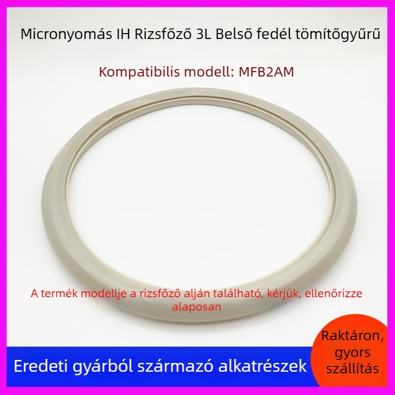 Szilikon belsőfedél-tömítés IH rizsfőzőhöz MFB2AM, kompatibilis a Mi Home Universal modellekkel