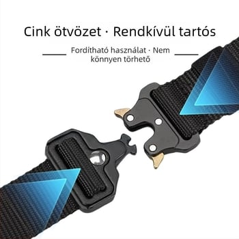 Állítható Kobra fémcsat hátizsákhoz - Taktikai külső használatra, cinkötvözet, vízálló, kopásálló, levehető csat