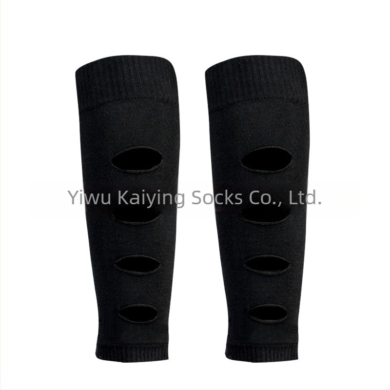 Sípcsővédő mandzsetta térdvédővel futball-edzéshez — poliészter, felnőtt, futball, sípcsont, lábszár-támogatás