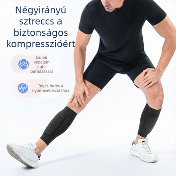 Méhsejt mintázatú vádlivédő futballhoz és kosárlabdához, gyorsan száradó, szoros illeszkedésű