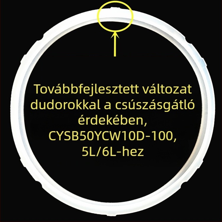 Supor 5L elektromos nyomásos főzőedényhez tömítőgyűrű, modell CYSB50YCW10D-100; kiegészítő