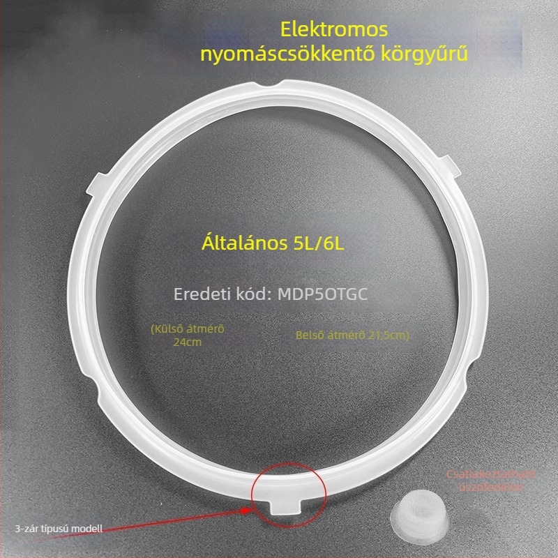 Midea elektromos nyomáseszköz tömítőgyűrű szilikonból, vastított kivitel, 4L/5L/6L-hez kompatibil