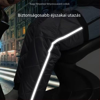 Elektromos motorkerékpár lábszárvédő és térdvédő, szélálló, meleg, vastagított és vízálló, uniszex