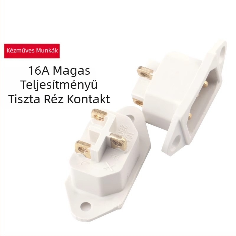 Elektromos főzőeszközök tápcsatlakozója — 3-pólusú univerzális energiaaljzat kompatibilis Rice Cookerrel, Electric Wokkal és Electric Pressure Cookerrrel