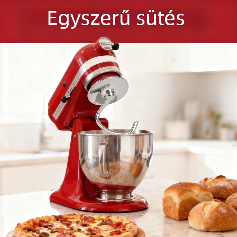 Rozsdamentes acél tésztahorog KitchenAid 5 Qt-hez – levehető tartozék