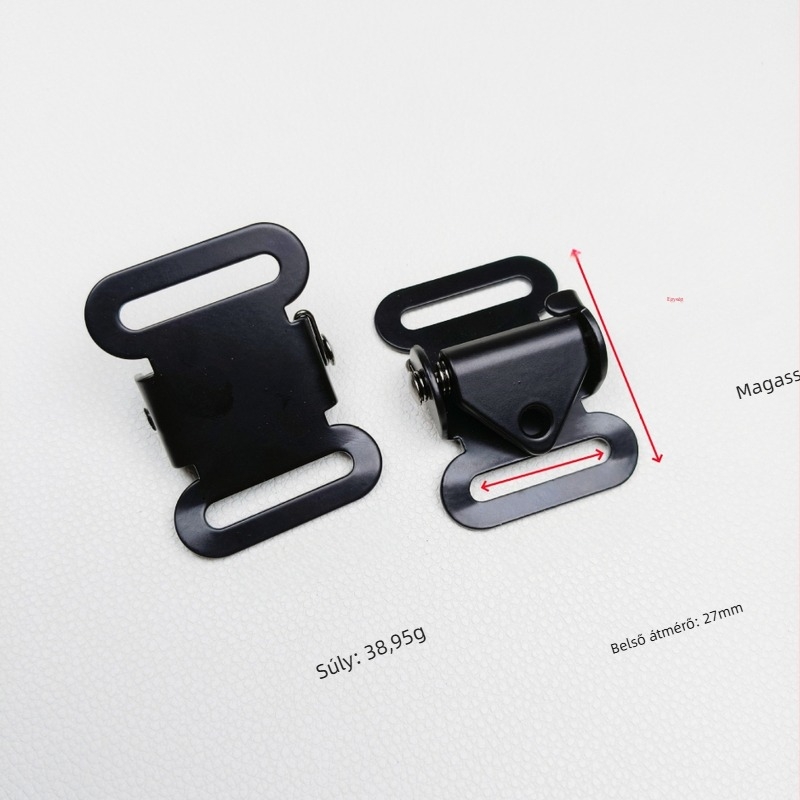 Autonomy Vasból Készült Poggyászövcsat – Csúszásmentes Zárás, Megerősítés, Állítható, Elektroforezissel Bevonat