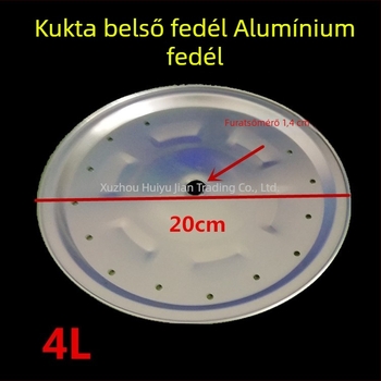 Elektrikus nyomásfőzőedényhez alumínium fedél, tömítőgyűrű, belső alumínium lemez, alumínium lemez, 4L 6L 8L