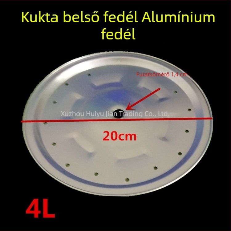 Elektrikus nyomásfőzőedényhez alumínium fedél, tömítőgyűrű, belső alumínium lemez, alumínium lemez, 4L 6L 8L