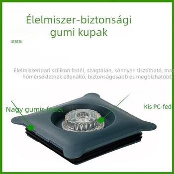 Q-series 825/800-as blenderhez készült kiegészítők fedéllel, keverőtartállyal és szójatej- és őrlő adapterek