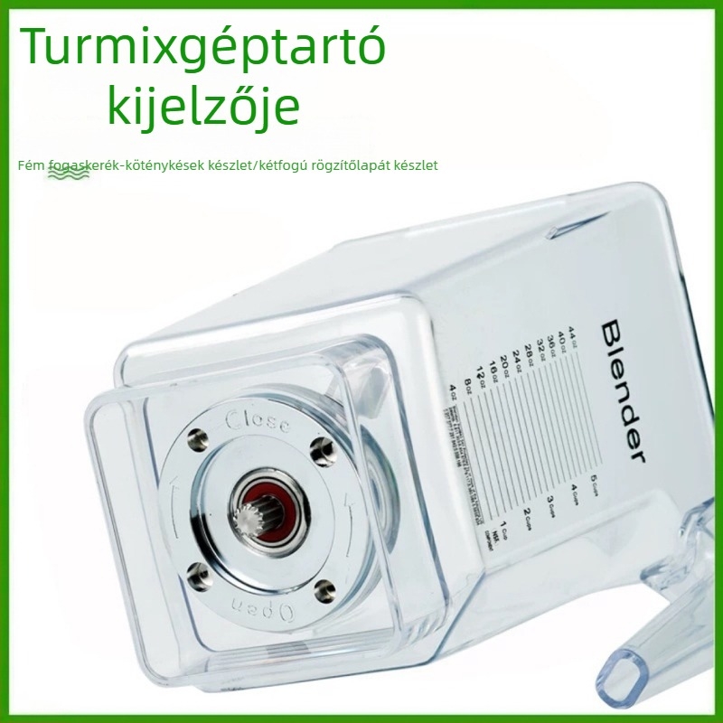Q-series 825/800-as blenderhez készült kiegészítők fedéllel, keverőtartállyal és szójatej- és őrlő adapterek