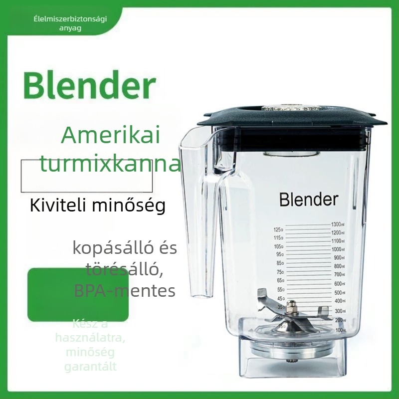 Q-series 825/800-as blenderhez készült kiegészítők fedéllel, keverőtartállyal és szójatej- és őrlő adapterek