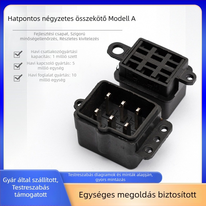 Delosi csatlakozó a szójatej készítő blenderhez – kiegészítők keveréshez/őrléshez, modell AC035A-AC035B, anyag PA66/H62, 10A 250VAC