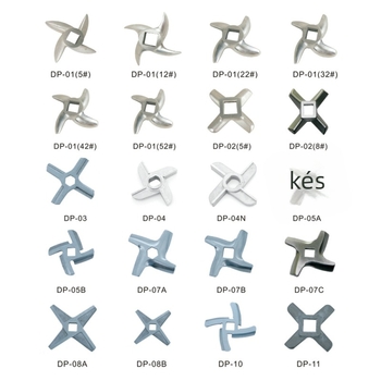 Húsdaráló kés tartozékok – Shanghao DP-01, kompatibilis modellek 5#, 12, 22, 32