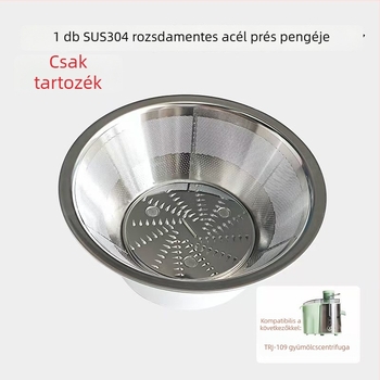 304 rozsdamentes acélból készült gyümölcs- és zöldséglé készítő késkorong, otthoni használatra, pép szétválasztó szűrő, turmixgép kiegészítők