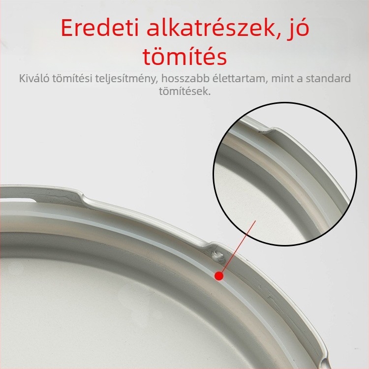 Elektromos nyomásos edényhez tömítőgyűrű — univerzális gumitömítés, beépített zárás, márka Friendly, modell Regular