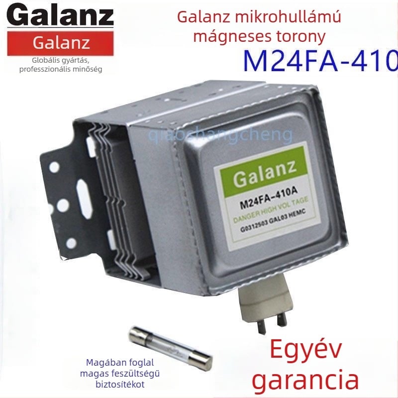 Mikrohullámú sütő magnetron M24FB-610, hátsó szerelés, kompatibil Galanz/Midea mikrohullámú sütőkkel, mikrohullámú melegítés és hőmérséklet-szabályozás