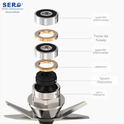 Cheno SJ-S30A blender késfej tartozék szója tejhez, keveréshez és őrléshez