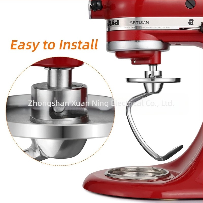 Rozsdamentes acél tésztakeverő kampó KitchenAid 4,5–5 Qt függőleges mixerhez K45DH