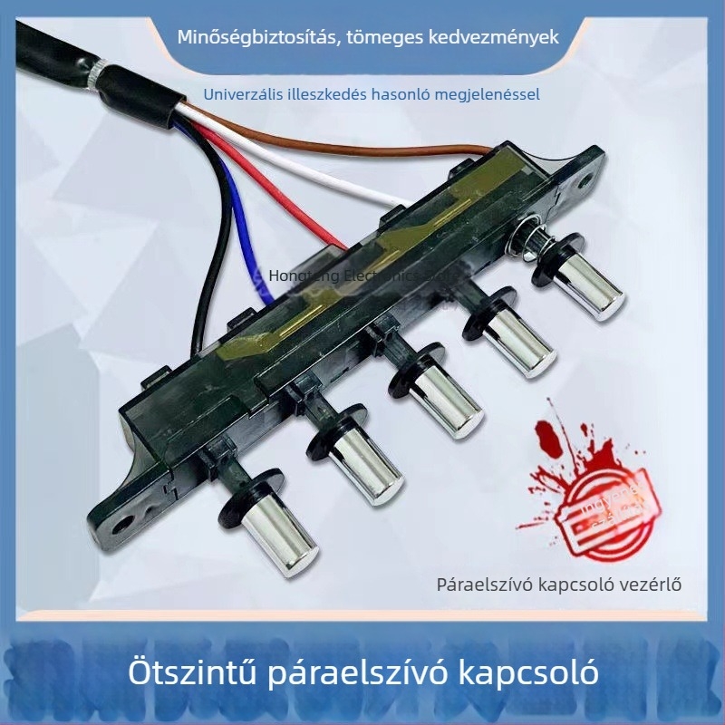 Ötkapcsolós vezérlőpanel klasszikus páraelszívóhoz