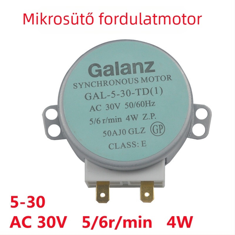 Galanz mikrosütőhöz szinkronmotor forgótárcsához GAL-5-30-TD, 30V