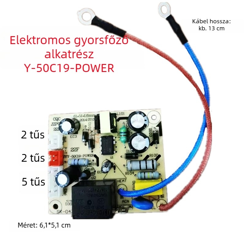 Joyoung elektromos nyomásfőzőhöz való tápegység PCB, kompatibilis Y-50C19-POWER, 50C80, C81, C82