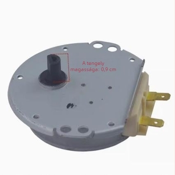 Mikrohullámú sütő forgótányér motor - JD 6549W1S011S, 220V, fém