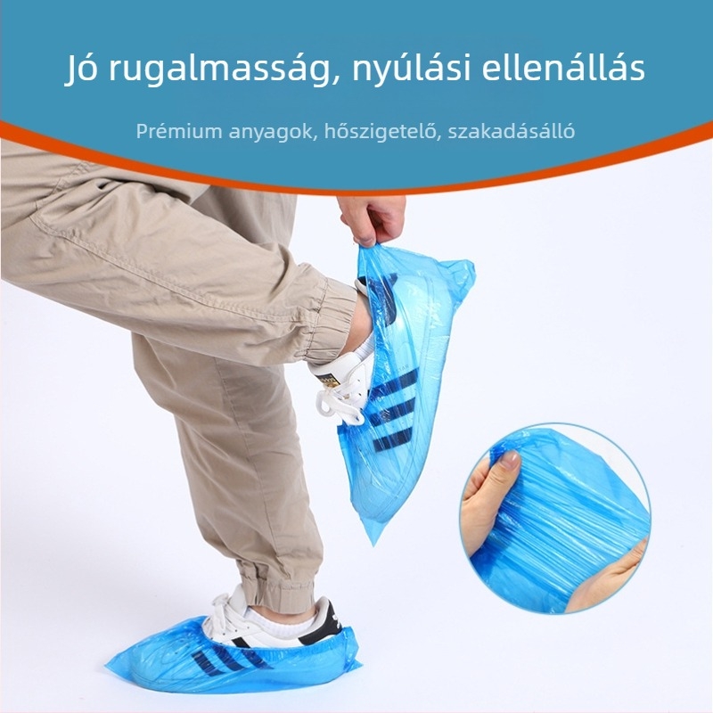 Egyszer használatos műanyag cipővédők, vízálló, kopásálló, porálló, Friends márka