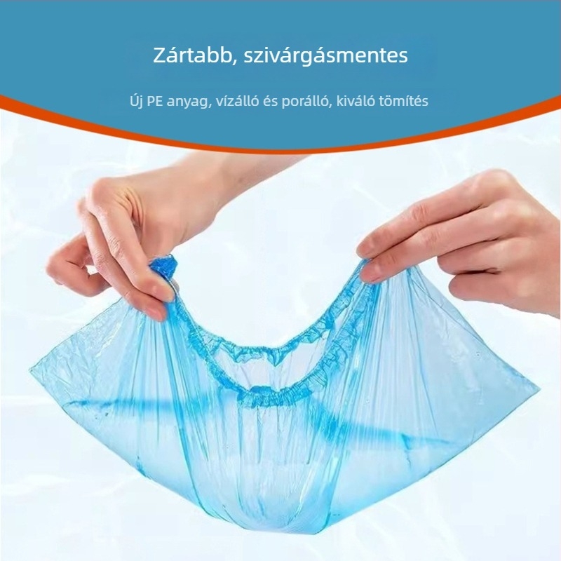 Egyszer használatos műanyag cipővédők, vízálló, kopásálló, porálló, Friends márka