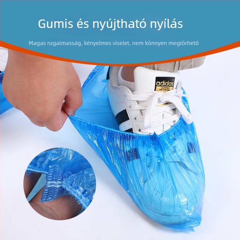 Egyszer használatos műanyag cipővédők, vízálló, kopásálló, porálló, Friends márka