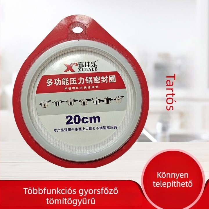 5,5 mm vastag rozsdamentes acél tömítőgyűrű nyomásos főzőedényhez szilikon tömítéssel