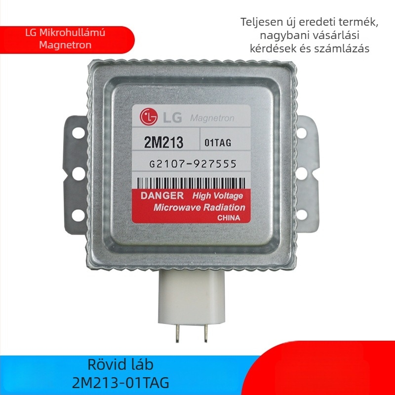 LG mikrohullámú cső 2M213 01TAG alacsony teljesítményű 500W vákuumos magnetron, kiegészítők kis mikrohullámú berendezésekhez