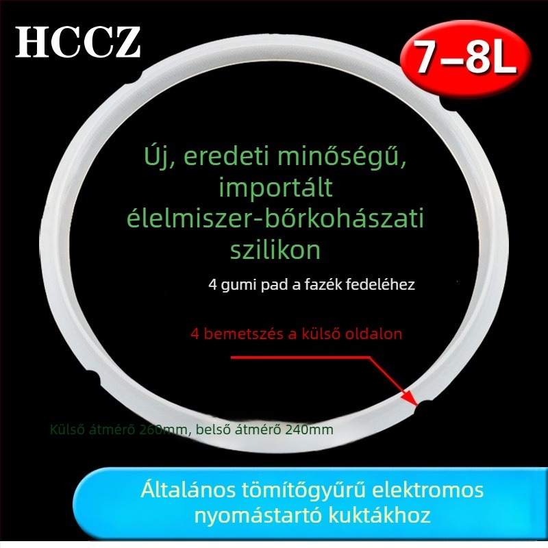 HCCZ Szilikon tömítőgyűrű elektromos kuktához – Kiegészítők