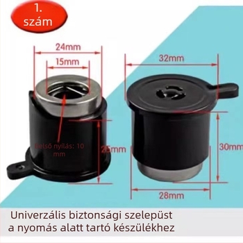 Elektromos nyomás alatti edényhez való szelepcsomag – kipufogó, nyomáskorlátozó és nyomáslevezető szelepekkel 4L/5L/6L modellekhez