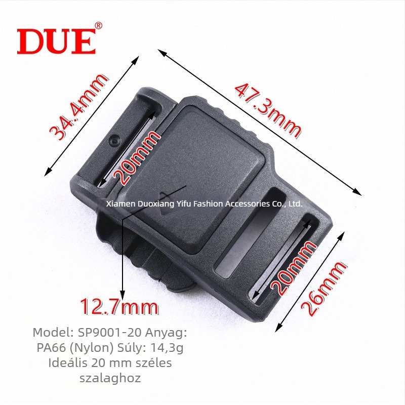 More than art DUE Műanyag mágneses csat sisakokhoz és hátizsákokhoz - Tavasz 2024, poggyász kiegészítők