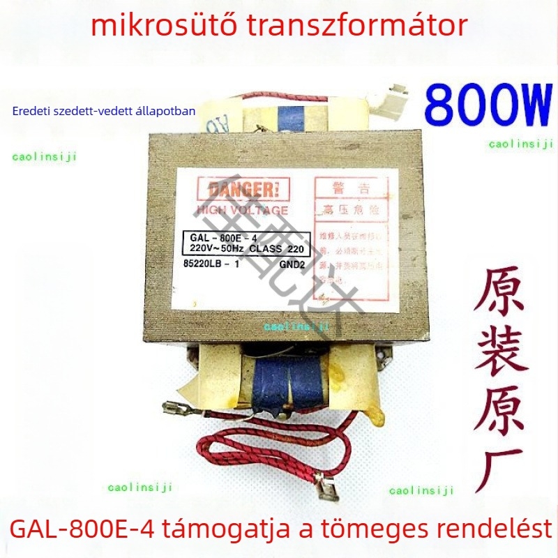 Mikrohullámú sütő transzformátor GAL-800E-4 (800W) Csere a 700E-4-1-hez