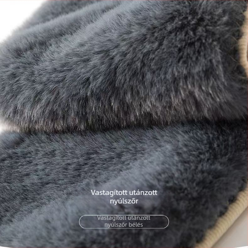 Gyapjú-selyem melegítő térdvédők fleece belsésével és csúszásmentes pántokkal, férfiak és nők számára, térdízület védelem, vastagított