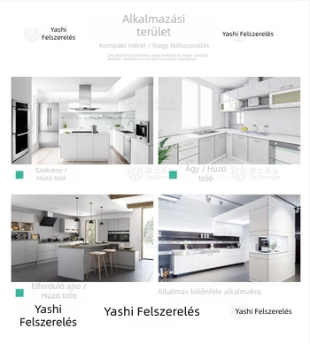 Szekrényajtó alsó rúd — vas, elektroplatált felület, modern minimalist stílus, modell W
